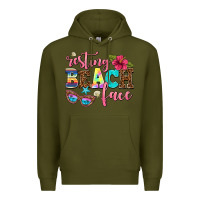 Army Green resting beach face Premium Hoodie - AdoDesignShop
