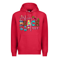 Cardinal resting beach face Premium Hoodie - AdoDesignShop