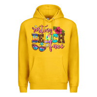 Lemon resting beach face Premium Hoodie - AdoDesignShop
