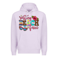 Lilac resting beach face Premium Hoodie - AdoDesignShop