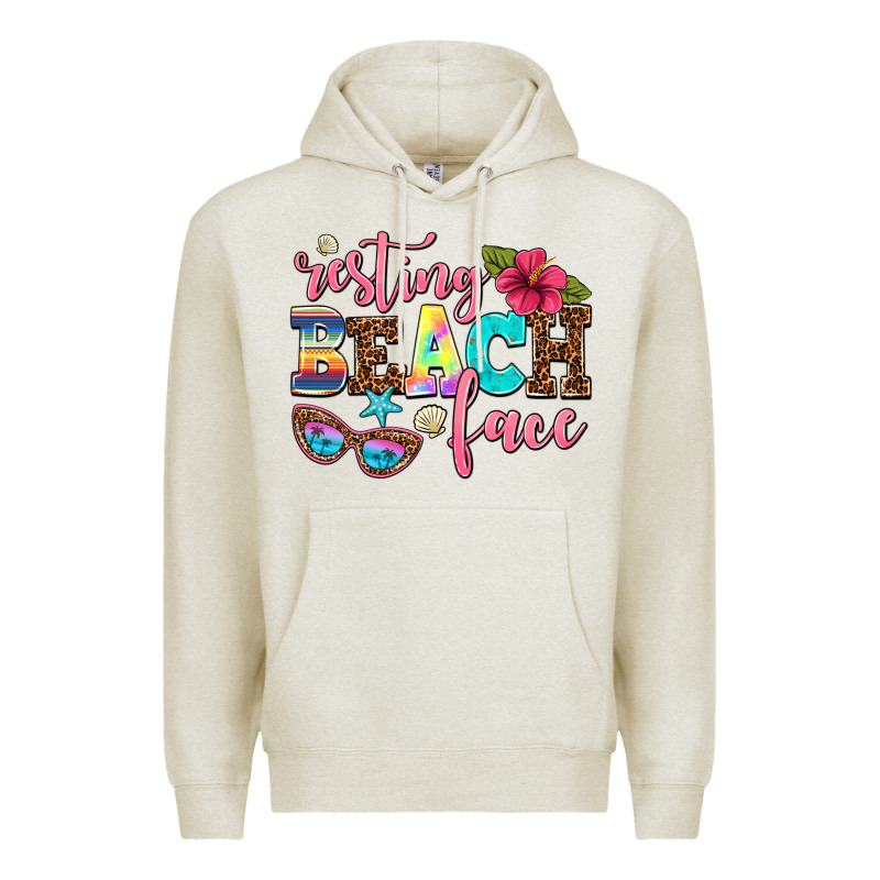 Resting Beach Face Premium Hoodie by AdoDesignShop | Teevron