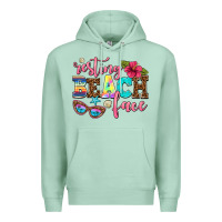 Seafoam resting beach face Premium Hoodie - AdoDesignShop