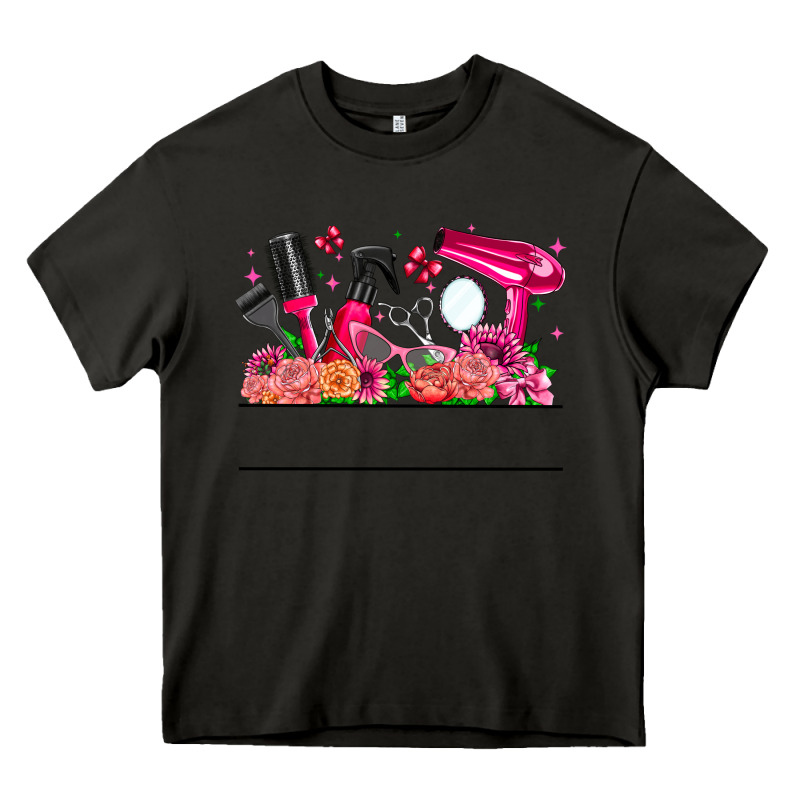 Hair Stylist Your Textt Heavy Core Tee by CowhideDigitalArt | Teevron