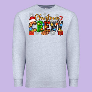 Christmas Crew Premium Sweatshirt Designed By Zillion Design Studio