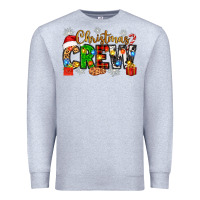 Heather Grey christmas crew Premium Sweatshirt - Zillion Design Studio