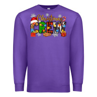 Purple christmas crew Premium Sweatshirt - Zillion Design Studio
