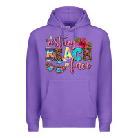Purple resting beach face Premium Hoodie - AdoDesignShop