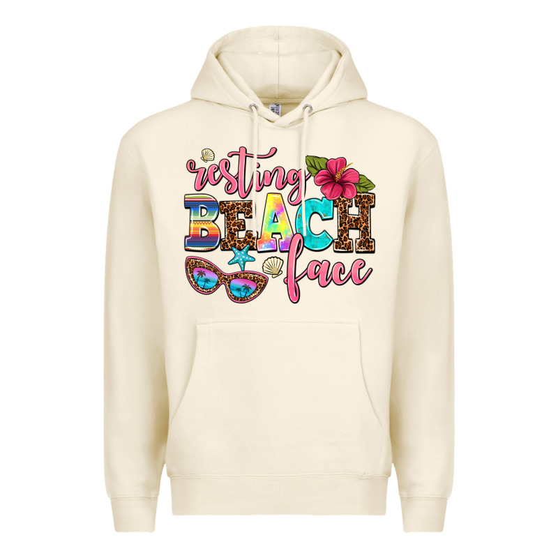 Resting Beach Face Premium Hoodie by AdoDesignShop | Teevron