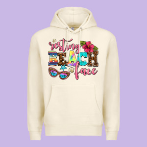 Resting Beach Face Premium Hoodie Designed By Adodesignshop