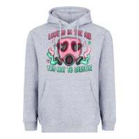 Heather Grey love is in the air Heavyweight Hoodie - MaliasSmallBusiness