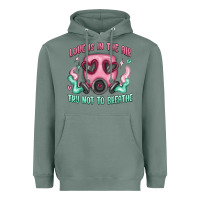 Sage love is in the air Heavyweight Hoodie - MaliasSmallBusiness