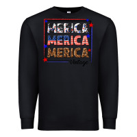 Black merica merica merica vintage Premium Sweatshirt - texasbilliewilder