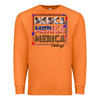 Carrot merica merica merica vintage Premium Sweatshirt - texasbilliewilder