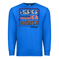 True Royal merica merica merica vintage Premium Sweatshirt - texasbilliewilder