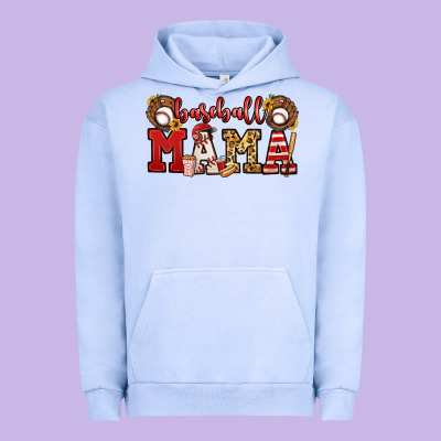 Baseball Mama Urban Hoodie Designed By Jasminsmagicworld