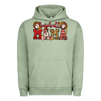 Pigment Oil Green baseball mama Urban Hoodie - Jasminsmagicworld