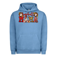 Pigment Pebble Blue baseball mama Urban Hoodie - Jasminsmagicworld