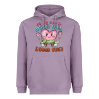 Lavender on my way to spread love Heavyweight Hoodie - MaliasSmallBusiness