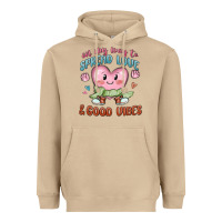 Mushroom on my way to spread love Heavyweight Hoodie - MaliasSmallBusiness