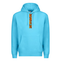 Ocean Blue fall leaf Premium Hoodie - BundleAndBundleShop