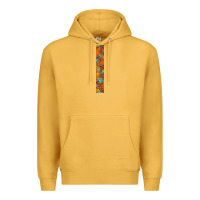 Mustard fall leaf Premium Hoodie - BundleAndBundleShop
