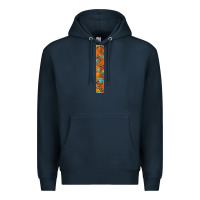 Navy fall leaf Premium Hoodie - BundleAndBundleShop