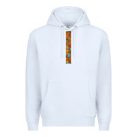 White fall leaf Premium Hoodie - BundleAndBundleShop