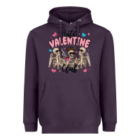 Plum anti valentine club Heavyweight Hoodie - MaliasSmallBusiness