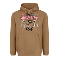 Toasted Coconut anti valentine club Heavyweight Hoodie - MaliasSmallBusiness