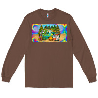 Chestnut hippie soul license plate Long Sleeve Tee - BarkalooDesign