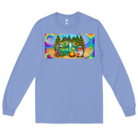 Colony Blue hippie soul license plate Long Sleeve Tee - BarkalooDesign
