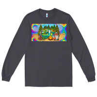 Smoke hippie soul license plate Long Sleeve Tee - BarkalooDesign