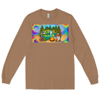 Toasted Coconut hippie soul license plate Long Sleeve Tee - BarkalooDesign