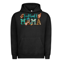 Pigment Black American football mama Urban Hoodie - Jasminsmagicworld