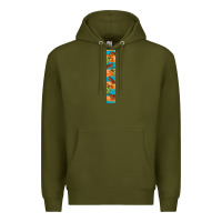 Army Green fall pumkin Premium Hoodie - BundleAndBundleShop