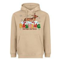 Mushroom dachshund through the snow Heavyweight Hoodie - MaliasSmallBusiness