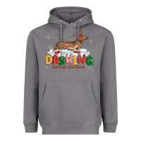 Storm dachshund through the snow Heavyweight Hoodie - MaliasSmallBusiness