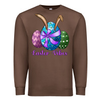 Chestnut easter bunny ear eggs easter vibes Premium Sweatshirt - RanaPortraitStore