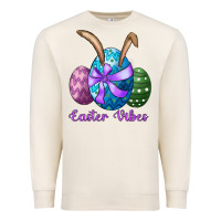 Sandshell easter bunny ear eggs easter vibes Premium Sweatshirt - RanaPortraitStore