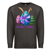 Smoke easter bunny ear eggs easter vibes Premium Sweatshirt - RanaPortraitStore