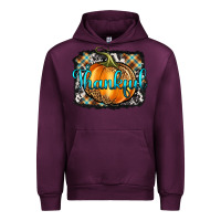 Mauve Wine Thankful Pumpkin Urban Hoodie - Artiststas