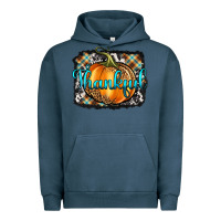 Pigment Midnight Navy Thankful Pumpkin Urban Hoodie - Artiststas