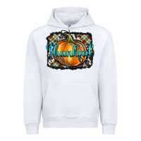 White Thankful Pumpkin Urban Hoodie - Artiststas