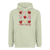 Matcha howdy valentine copy Heavyweight Hoodie - MaliasSmallBusiness