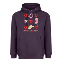 Plum howdy valentine copy Heavyweight Hoodie - MaliasSmallBusiness