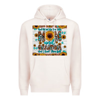 Pale Pink god gifted me two titles mom and grandma and i rock them both Premium Hoodie - JahusDesignShop