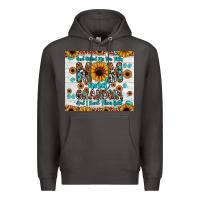 Smoke god gifted me two titles mom and grandma and i rock them both Premium Hoodie - JahusDesignShop