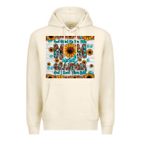 God Gifted Me Two Titles Mom And Grandma And I Rock Them Both Premium Hoodie | Teevron