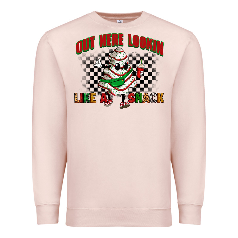 Out Here Lookin Like A Snack Premium Sweatshirt by Zillion Design Studio | Teevron