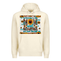 Sandshell god gifted me two titles mom and grandma and i rock them both Premium Hoodie - JahusDesignShop